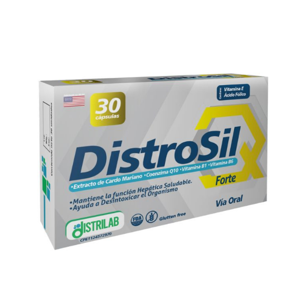 Distrosil Forte X 30 Cápsulas  Distrilab