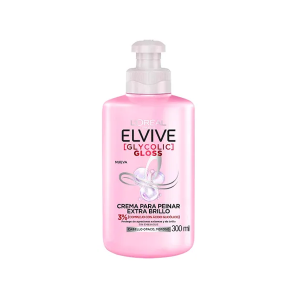 Elvive Crema Para Peinar Glycolic Gloss 300Ml