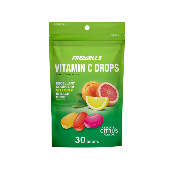 Freegells Vitamina C Caramelos Citrus 30 Drops