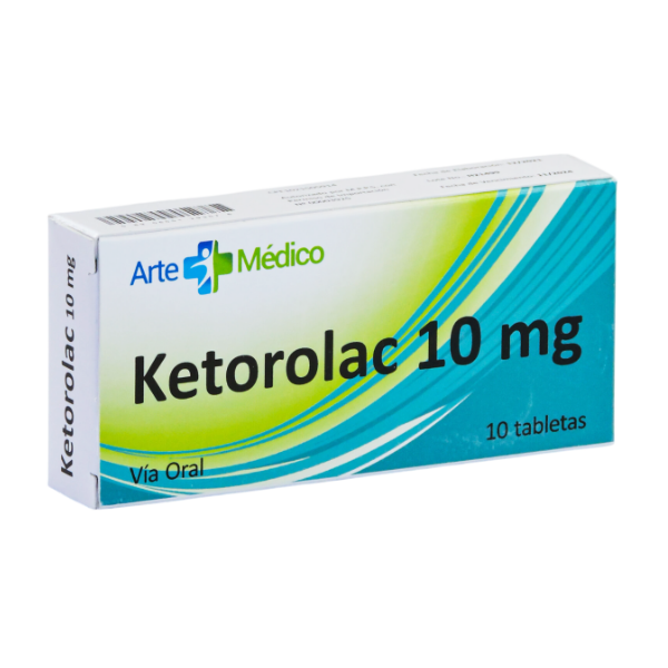 Ketorolac 10Mg X 10 Comprmidos Arte Medico