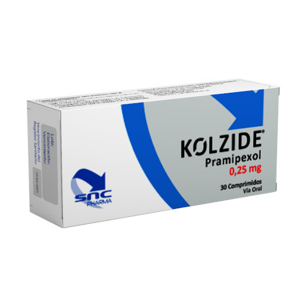 Kolzide Pramipexol 0.25Mg X 30 Comprimidos  Snc P
