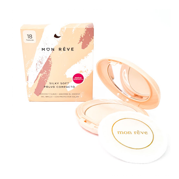 Mon Reve Polvo Compacto Silky Soft.  18-Translucido 17Gr