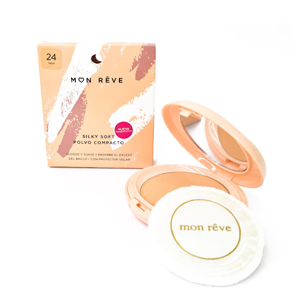 Mon Reve Polvo Compacto Silky Soft.  24-Sand 17Gr