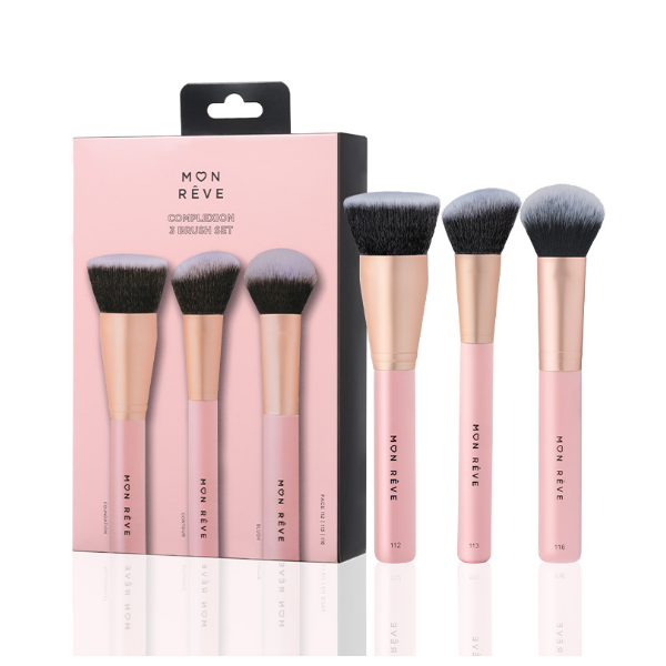 Mon Reve Set 3 Brocha Para Rostro - Imagen 3