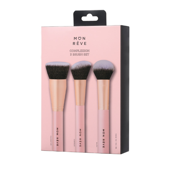 Mon Reve Set 3 Brocha Para Rostro
