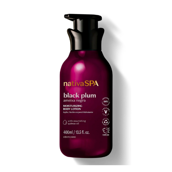 Nativa Lócion Ultra Hidratante Black Plum Ameixa Negra 200Ml