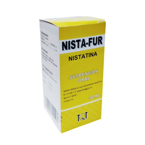 Nista-Fur Nistatina Suspensión Oral 100.000Ui./5Ml X 30Ml. Innova-Quimica