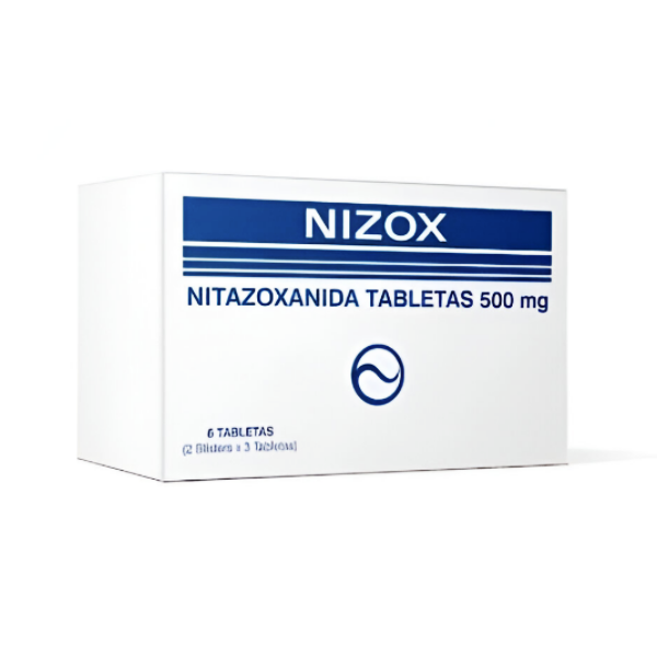 Nizox Nitazoxanida 500Mg X 6 Comprimidos Zuoz