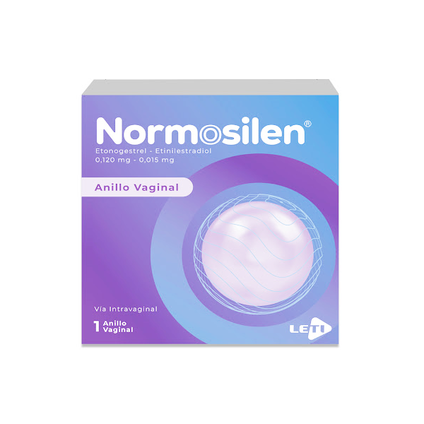 Normosilen Etonogestrel + Etinilestradiol Anillo Vaginal 0,120Mg/0.015Mg Leti