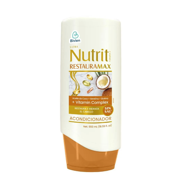 Nutri Restauramax  Acondicionador Sin Sal 600Ml