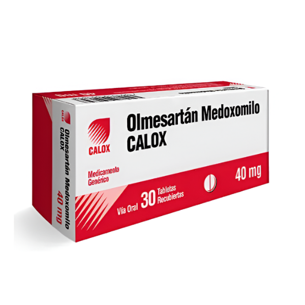 Olmesartán 40Mg X 30 Tabletas Calox