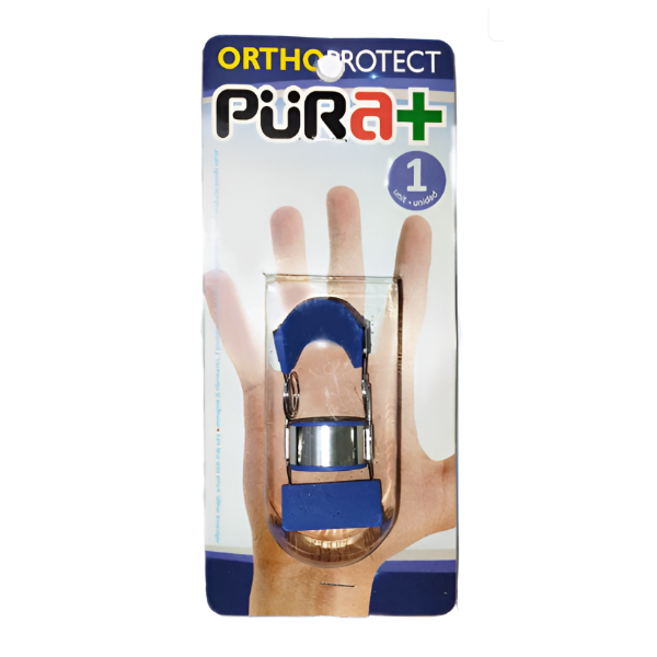 Pura+ Soporte Ejercitador Dedo Universal Azul