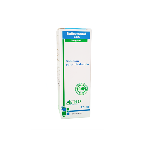 Salbutamol Solucion Para Nebulizar 5Mg/Ml X 20Ml Distrilab