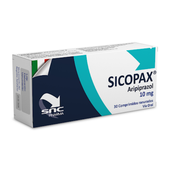 Sicopax Aripiprazol 10Mg X 30 Tabletas Snc Pharma