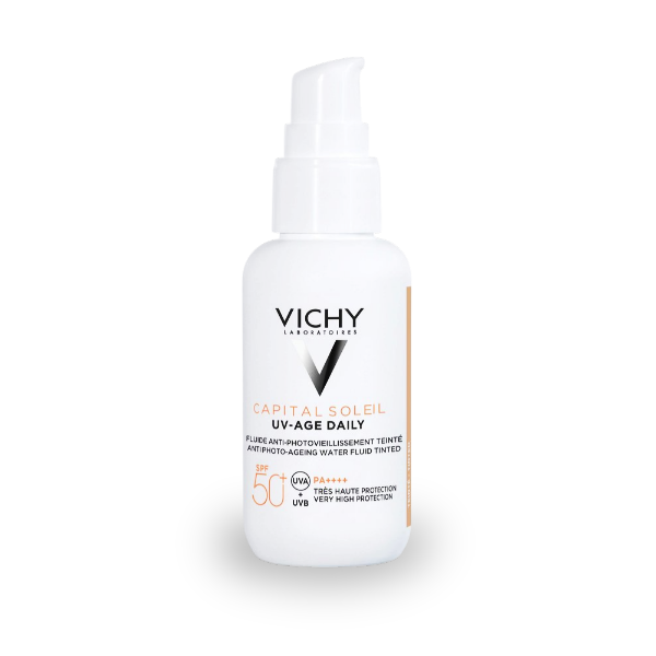 Vichy Capital Soleil 50.Spf. Fluido Anti Envejecimiento X 40Ml.