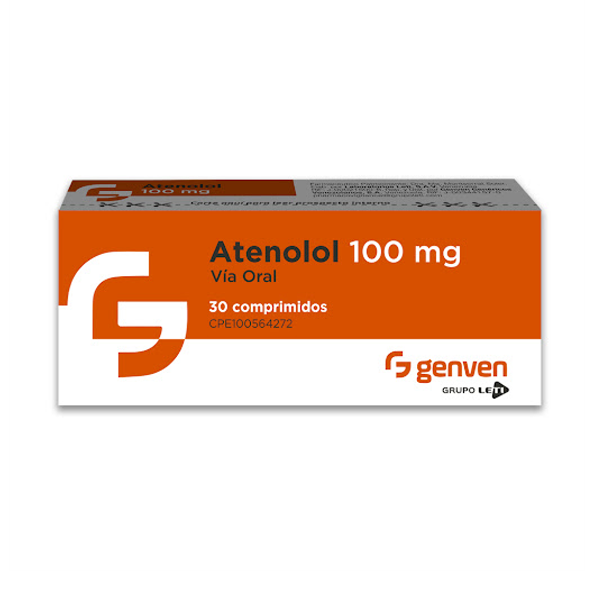 Atenolol 100Mg X 30 Comprimidos Genven
