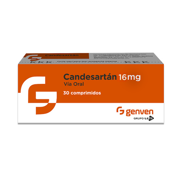 Candesartan 16Mg X 30 Comprimdos Genven