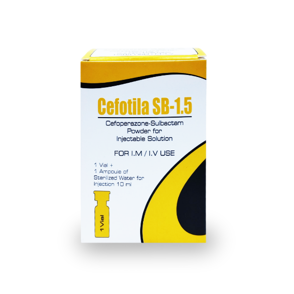 Cefotila Sb 1.5 Cefoperazona + Sulbactam Ampolla 10Ml/I.V Venus