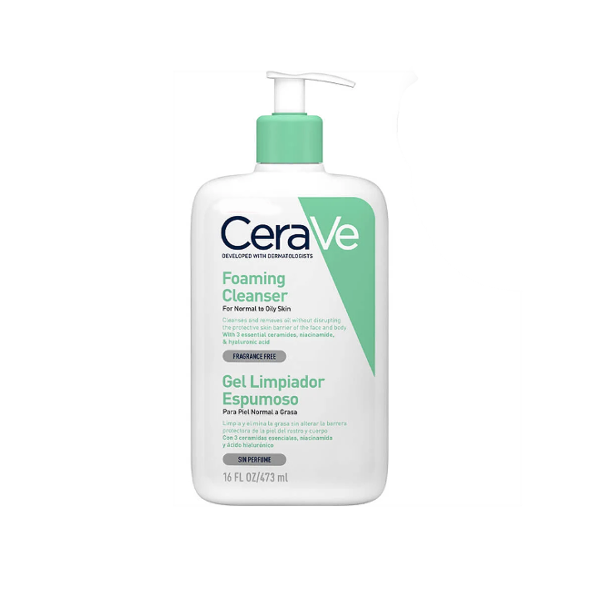Cera-Ve Foaming Facial Cleanser Oil Control Piel Grasa 473Ml.