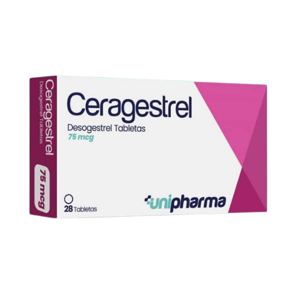Ceragestrel Desogestrel 75Mcg X 28 Tabletas Unipharma