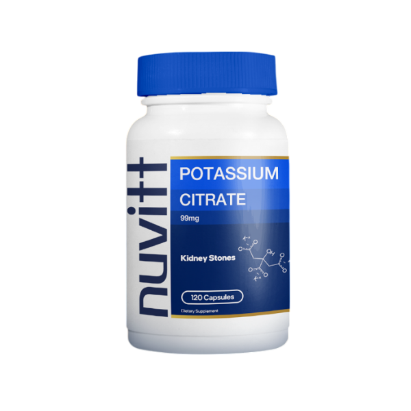 Citrato De Potasio 99 Mg X 120 Capsulas Nuvitt