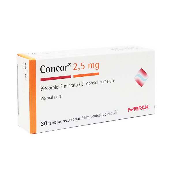 Concor Bisoprolol 2.5Mg X 30 Tabletas Merck