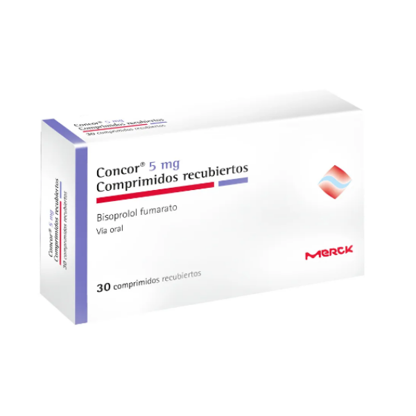 Concor Bisoprolol 5Mg X 30 Tabletas Merck