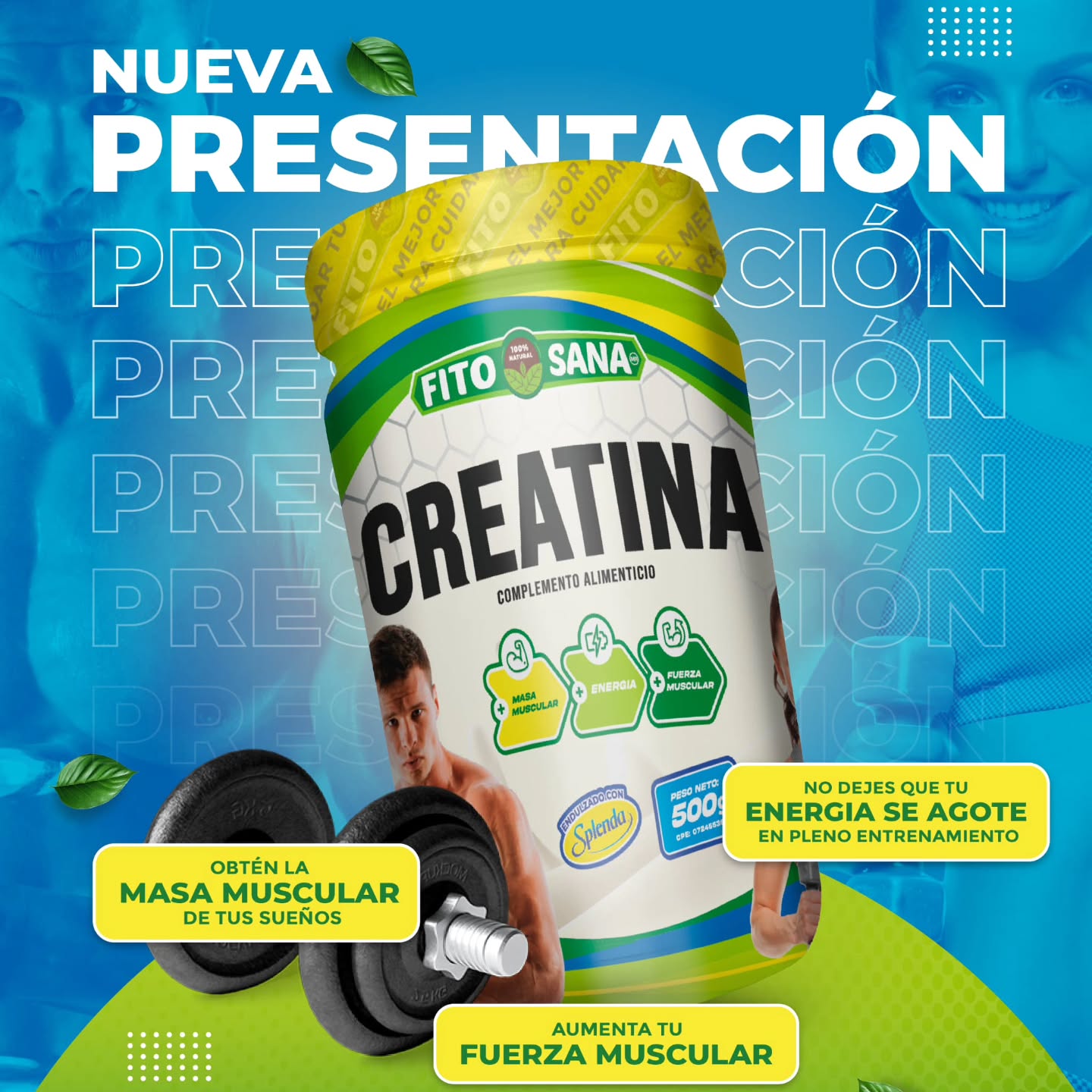 Creatina Complejo Alimenticio X 500Gr Fitosana Farmadon La Farmacia 