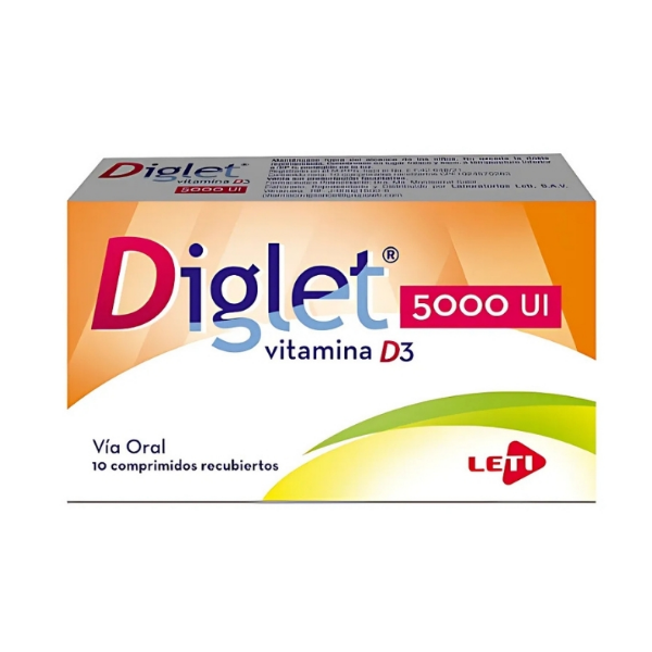 Diglet Vitamina D 5000Iu X 10 Comprimidos Leti