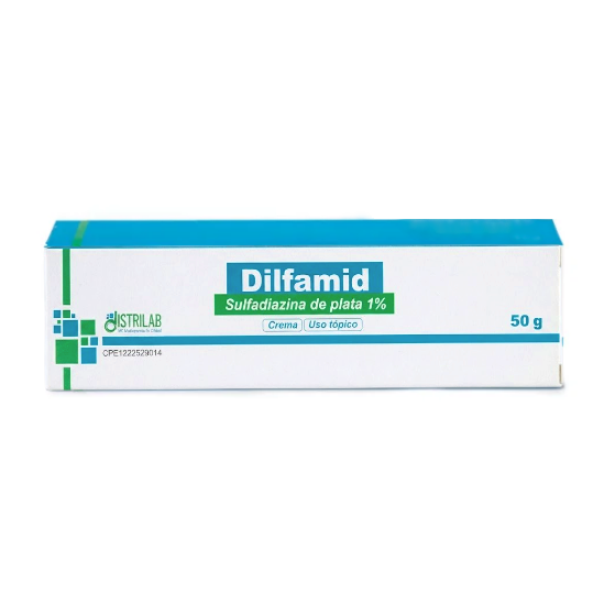 Dilfamid Sulfadiazina De Plata Crema 50Gr. Distrilab