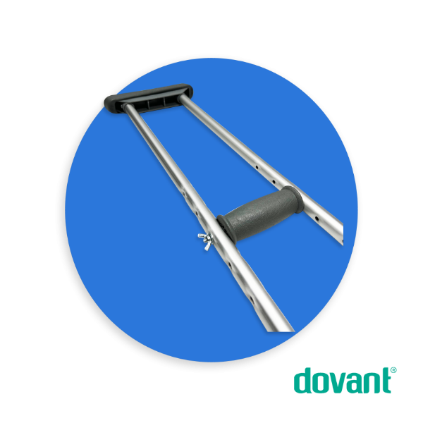 Dovant Muletas Universales Axilares Talla M - Imagen 3