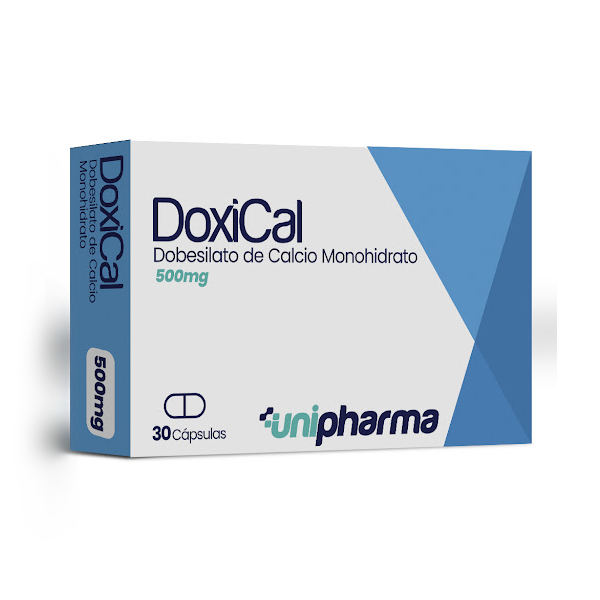 Doxical  Dobesilato De Calcio 500Mg X 30 Cápsulas Unipharma