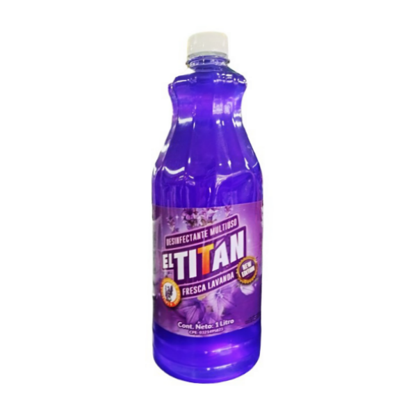 El Titan Desinfectante/Multiuso  Fresca Lavanda 1 Litro