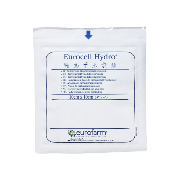 Eurocell Hydro Aposito Carboxilmetilcelulosa (10Cmx10Cm) Eurofarm X Unidad
