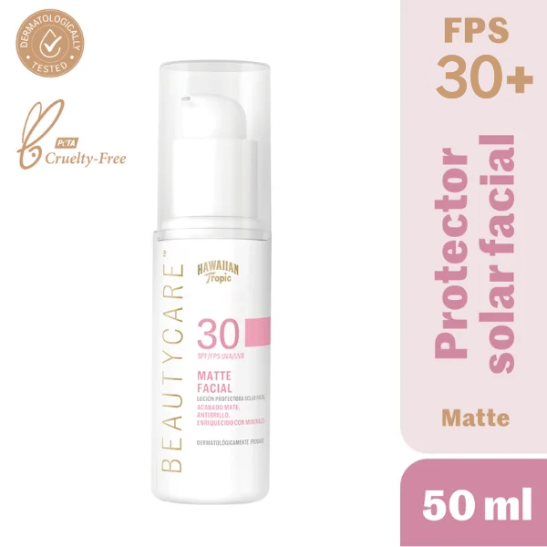 Hawaiian Tropic  Protector Solar Matte Facial 30Spf 50Ml