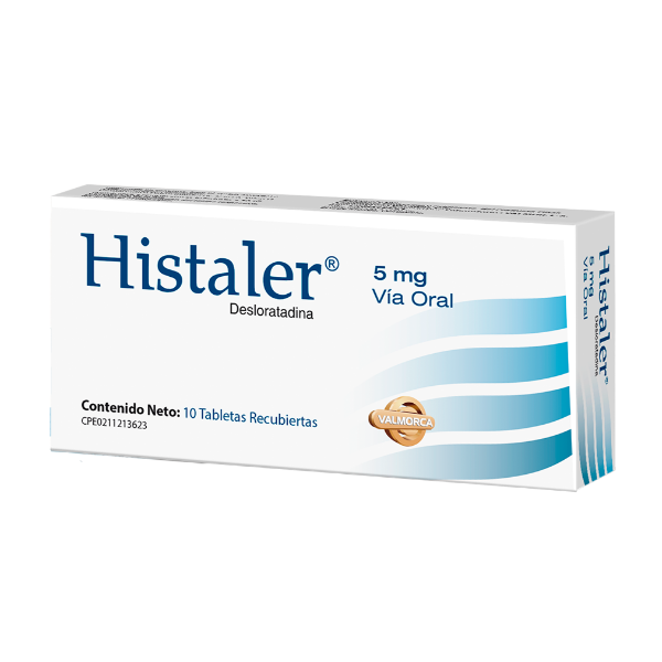 Histaler Desloratadina 5Mg X 10 Tabletas Valmorca