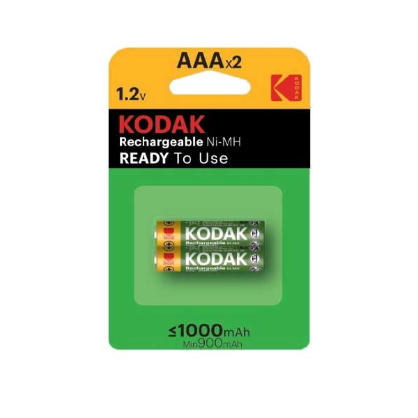 Kodak Recargable Pila Aaax2 1000Mah X 2 Unidades
