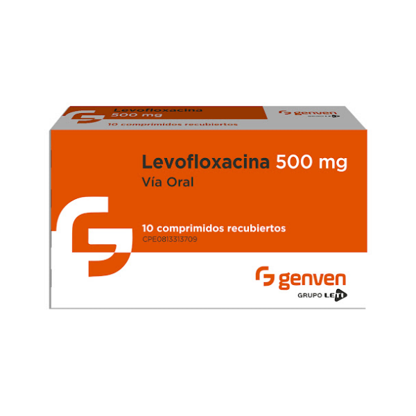 Levofloxacina 500Mg X 10 Comprimidos Genven