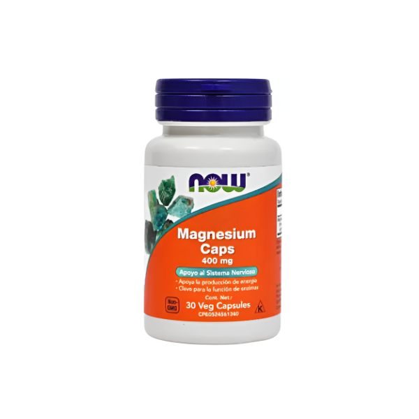 Magnesio 400Mg X 30 Cápsulas Now