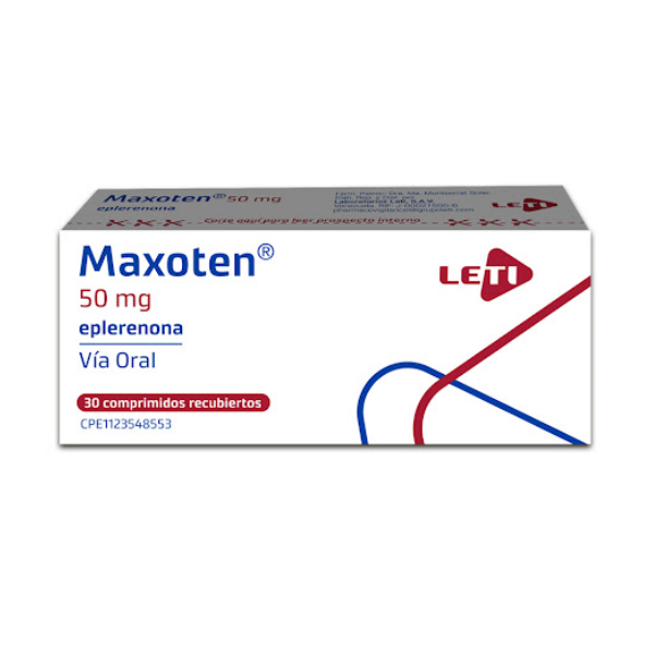 Maxoten Eplerenona 50Mg X 30 Tabletas Leti