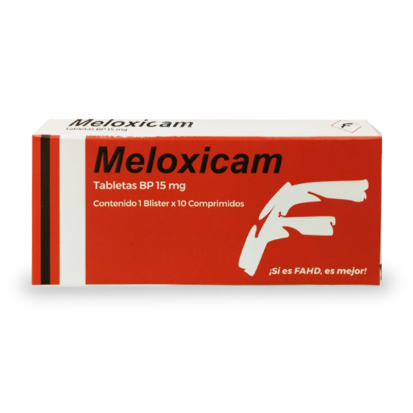 Meloxicam 15Mg X 10 Tabletas Fahd