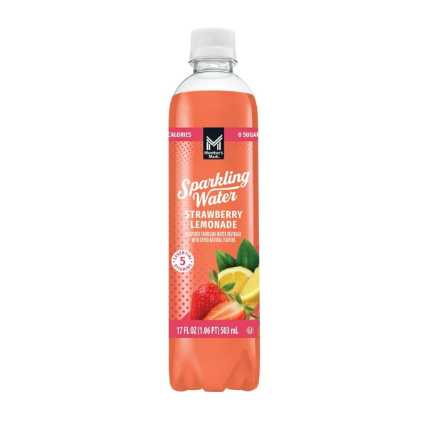 Member´S Mark Agua Strawberry Lemonade Sin Azúcar  503Ml