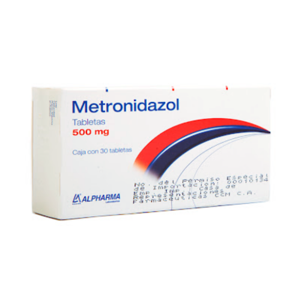 Metronidazol 500Mg X 10 Tabletas Alpharma