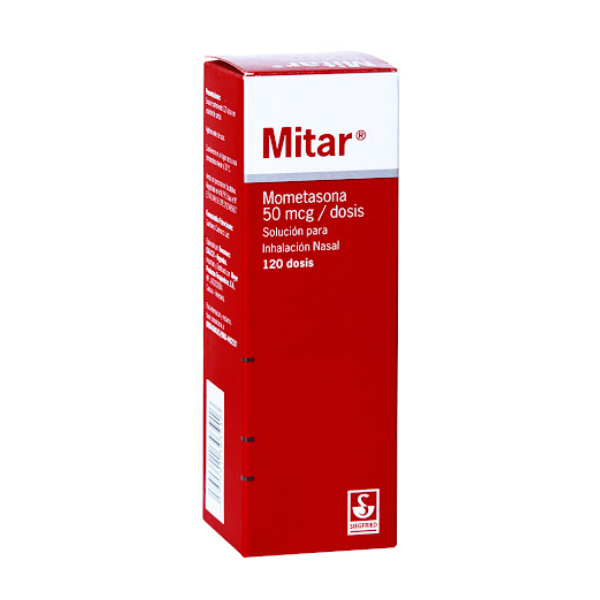 Mitar Mometasona Suspensión Para Inhalar 50Mcg/120Dosis Siegfried