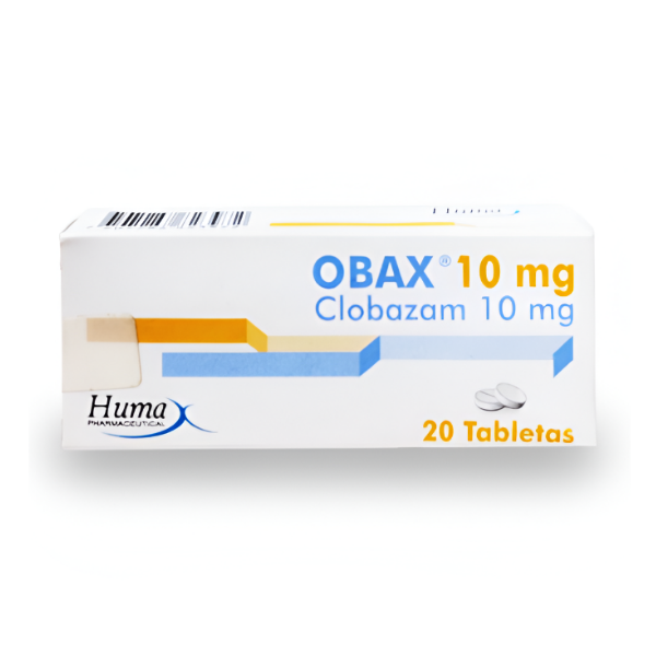 Obax Clobazam 10Mg X 20 Tabletas Humax