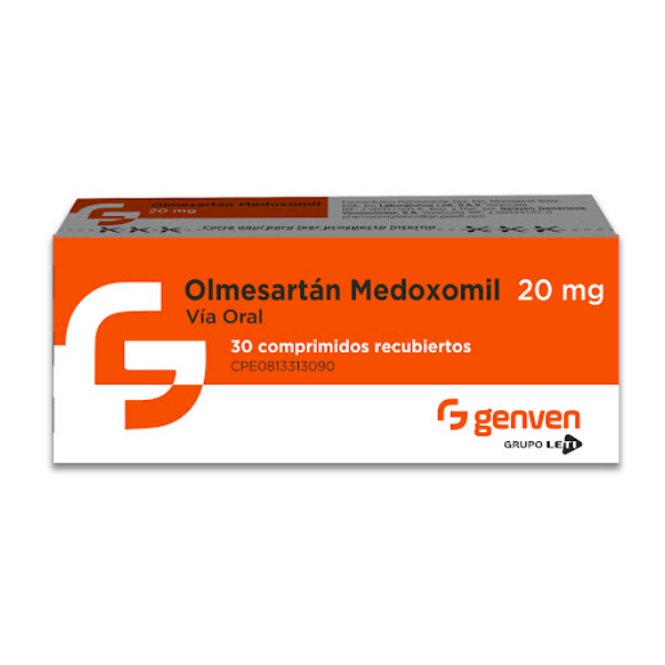 Olmesartan 20Mg X 30Comp. Genven