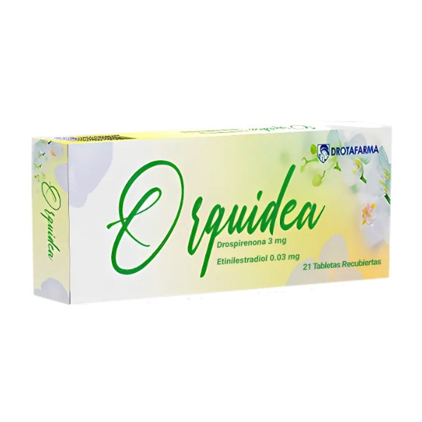 Orquidea Drospirenona + Etinilestradiol 3Mg/0.03Mg X 21 Comprimidos Drotafarma