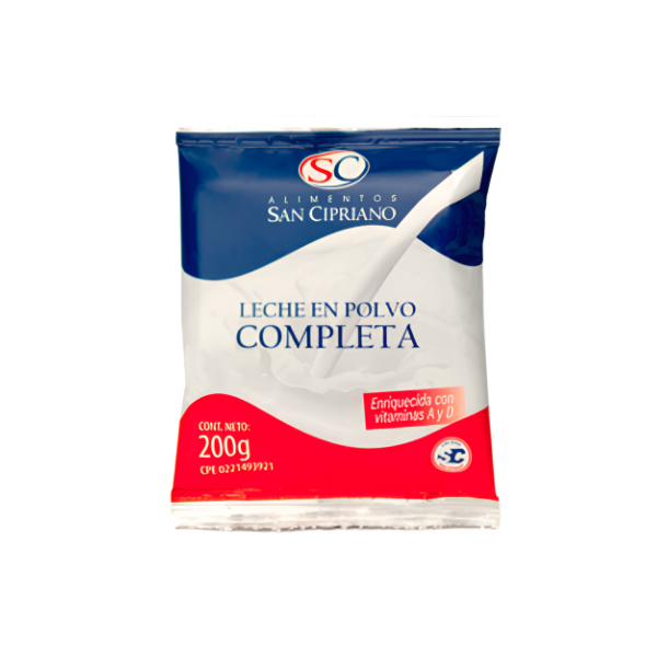 San Cipriano Leche Completa Polvo 200Gr.