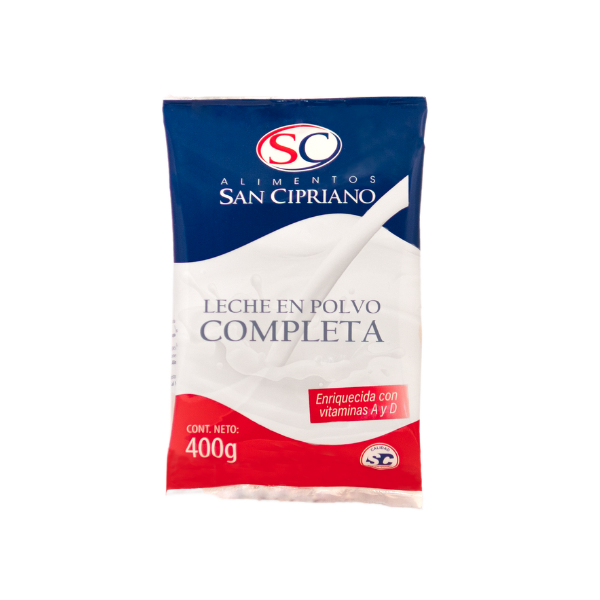 San Cipriano Leche Completa Polvo 400Gr.