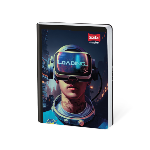 Scribe Master Free Style Cuaderno Doble Linea X 100 Hojas - Imagen 3